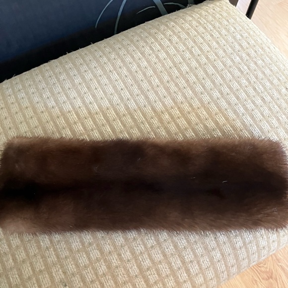 EUC GENUINE MINK HEAD BAND -vELVET LINED - Picture 5 of 8